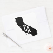 Stickers d'abréviation CA California State Map (Enveloppe)