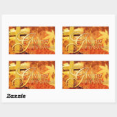 Stickers d'Action de grâce/Donner grâce à notre Sa (Feuille)