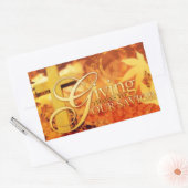 Stickers d'Action de grâce/Donner grâce à notre Sa (Enveloppe)