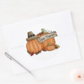 Stickers d'action de grâces/Citrouilles (Enveloppe)