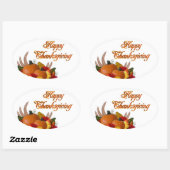 Stickers d'action de grâces/Citrouilles (Feuille)