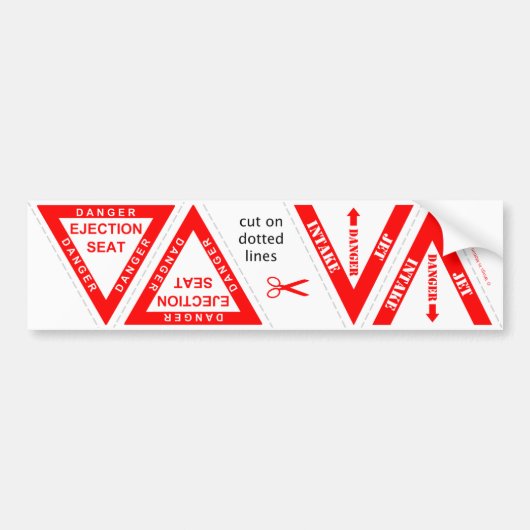 Stickers d'admission éjection/jet (Devant)