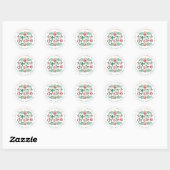 Stickers d'adresse de Noël Joyeux (Feuille)