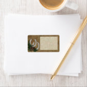 Stickers d'adresses occidentales personnalisables (En situation)