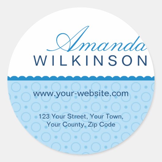 Stickers d'adresses personnalisés (Devant)