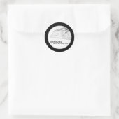 Stickers d'affaires architecturaux noirs de 20 à 1 (Sac)