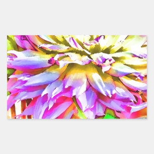 Stickers Dahlia Aquarelle numérique