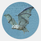 Stickers d'aide à la chauve-souris bleu volant (Devant)