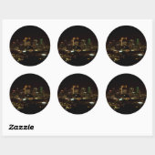 Stickers Dallas Skyline (Feuille)