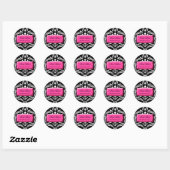 Stickers Damask 311 Exqusite Pink Blast #2 (Feuille)