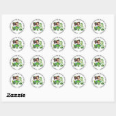 Stickers d'amitié fille mignonne (Feuille)