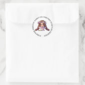 Stickers d'amitié fille mignonne (Sac)