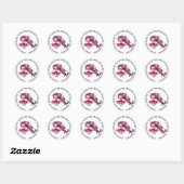 Stickers d'amitié fille mignonne (Feuille)