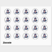 Stickers d'amitié fille mignonne (Feuille)