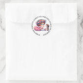 Stickers d'amitié fille mignonne (Sac)