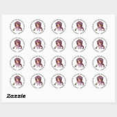 Stickers d'amitié fille mignonne (Feuille)