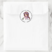 Stickers d'amitié fille mignonne (Sac)
