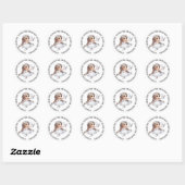 Stickers d'amitié fille mignonne (Feuille)