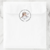 Stickers d'amitié fille mignonne (Sac)