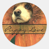 Stickers d'amour des chiots (Devant)