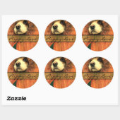 Stickers d'amour des chiots (Feuille)
