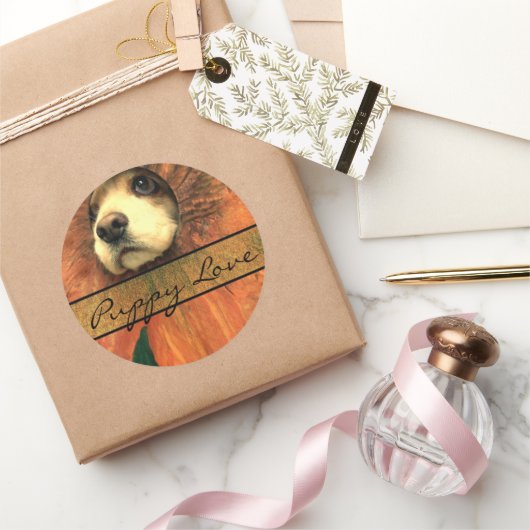 Stickers d'amour des chiots (Cadeaux)