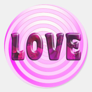 Stickers d'amour hypnotique