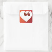 Stickers d'amour pour la liberté d'expression (Sac)