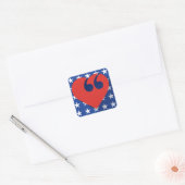 Stickers d'amour pour la liberté d'expression USA (Enveloppe)