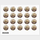 Stickers d'amour Rose ivoire (Feuille)