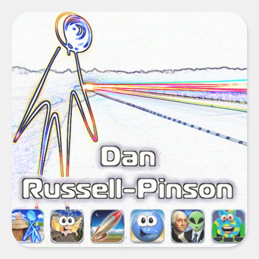 Stickers Dan Russell-Pinson (Devant)