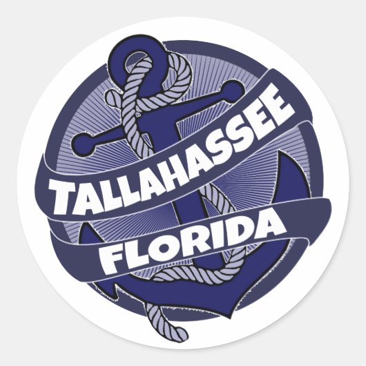 stickers d'ancre Tallahassee Floride (Devant)