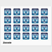 stickers d'ange bleu (Feuille)