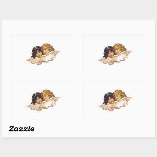 stickers d'anges (Feuille)