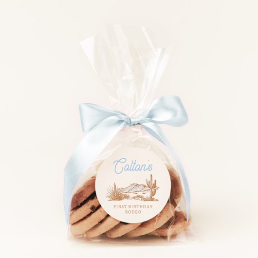 Stickers d'anniversaire Cowboy