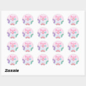 Stickers d'anniversaire Donut Étiquettes (Feuille)