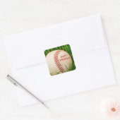 Stickers d'anniversaire du baseball (Enveloppe)