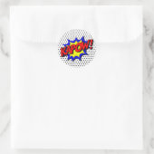 Stickers d'anniversaire du héros Kapow Pop Art Sup (Sac)