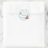 Stickers d'anniversaire Merci (Sac)