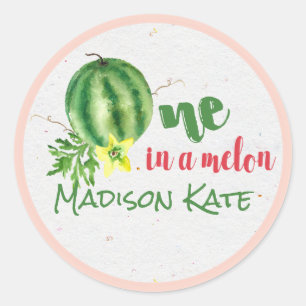Stickers d'anniversaire personnalisés One in a Mel