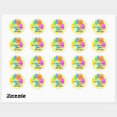 Stickers d'anniversaire pour enfants (Feuille)