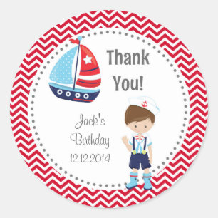 Stickers d'anniversaire pour voilier