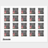 Stickers d'anniversaire Rose vintage (Feuille)