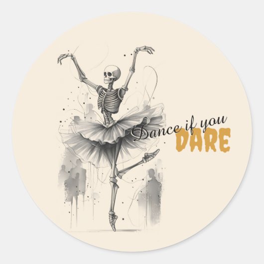 Stickers danse Hallowe'en (Devant)