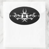 Stickers Dark Tribal Gemini (Sac)