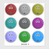 Stickers D'Arsenal De Boule De Bowling Personnalis (Feuille)