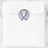 Stickers d'art Angel de ruban Zebra Strie Awarenes (Sac)