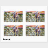 Stickers d'art aquarelle Wolf Manqué (Feuille)