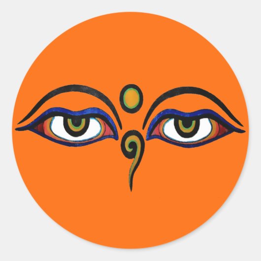 Stickers d'art Bouddha Eyes (Devant)