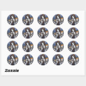 Stickers d'art de la lune gothique "Lucia" (Feuille)